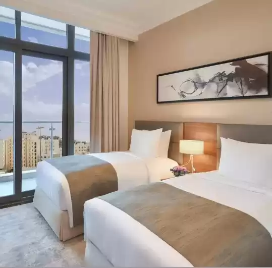 Wohn Klaar eigendom 2 Schlafzimmer F/F Wohnung  zu vermieten in Al Sadd , Doha #9895 - 1  image 
